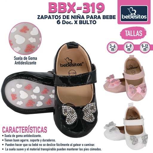 [BBX-319] BBX-319 ZAPATOS DE NIÑA PARA BEBE