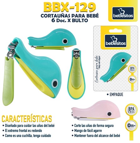 [BBX-129] BBX-129 CORTA UÑAS BALLENITA X6