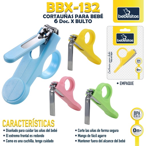 [BBX-132] BBX-132 CORTAUÑA PARA BEBE