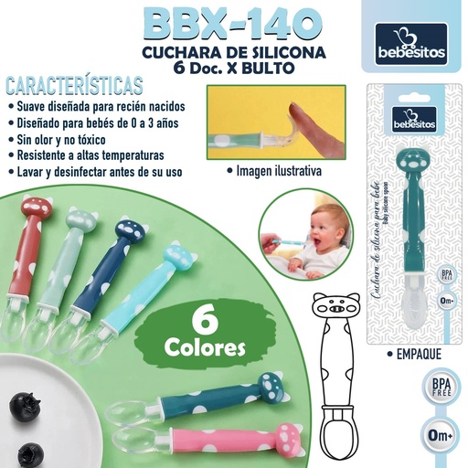 [BBX-140] BBX-140 CUCHARA DE SILICONA