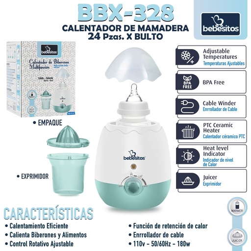 [BBX-328] BBX-328 CALENTADOR DE MAMADERA X 24