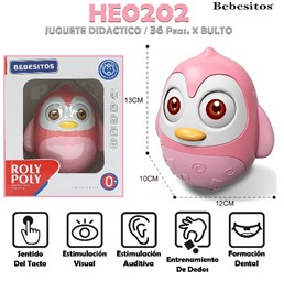 [HE0202] HE0202 PINGÜINO MORDEDOR SENSORIAL PINK