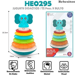 [HE0295] HE0295 AROS MUSICALES CON LUZ ELEFANTIN