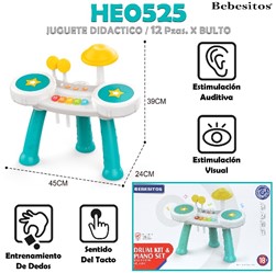 [HE0525] HE0525 PIANO DIDACTICO BLUE