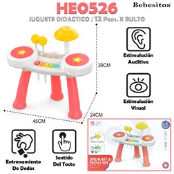 [HE0526] HE0526 PIANO DIDACTICO PINK