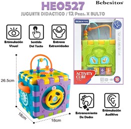 [HE0527] HE0527 CUBO MULTI DIDACTICO