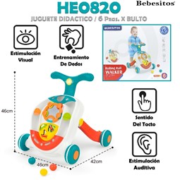 [HE0820] HE0820 ANDADERA DIDACTICA X6