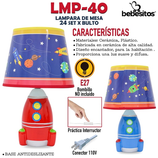 [LMP-40] LMP-40 LAMPARA COHETE