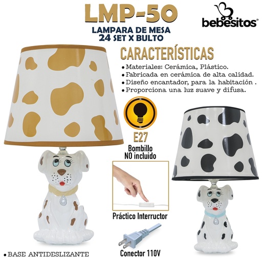 [LMP-50] LMP-50 LAMPARA DOGS