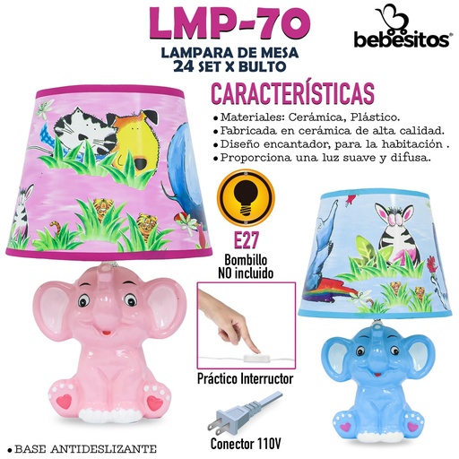 [LMP-70] LMP-70 LAMPARA  ELEFANTIN