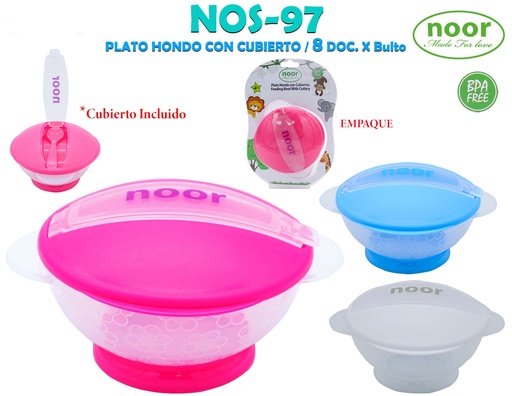 [NOS-97] NOS-97 PLATO HONDO CON CUBIERTO