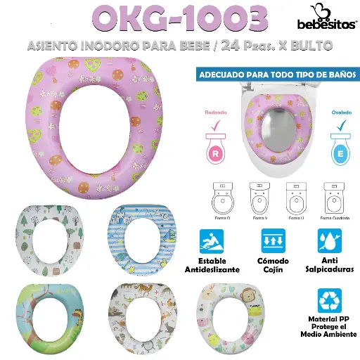 [OKG-1003] OKG-1003 ASIENTO INODORO X24