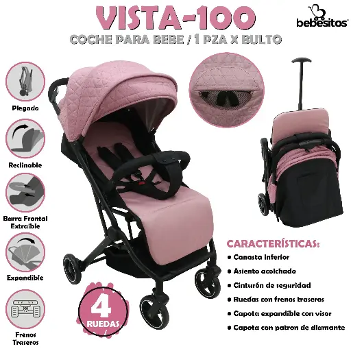 [VISTA-100] VISTA-100 COCHE PARA BEBE X 1