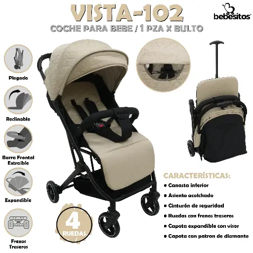 [VISTA-102] VISTA-102 COCHE PARA BEBE X 1