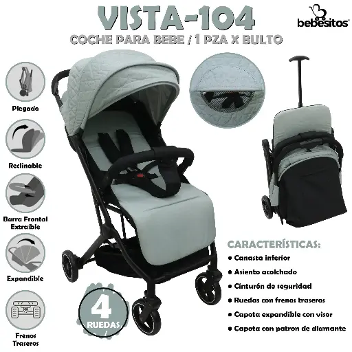 [VISTA-104] VISTA-104 COCHE PARA BEBE X 1