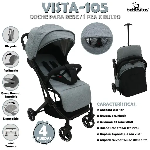 [VISTA-105] VISTA-105 COCHE PARA BEBE X 1 