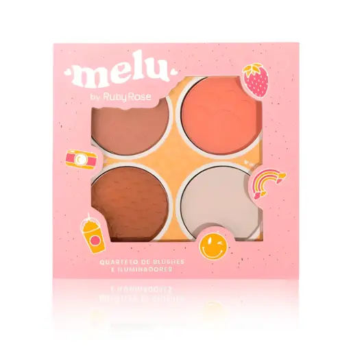 [HB-7532 PALETA ILUMINADOR] HB-7532 PALETA DE RUBOR E ILUMINADOR MELU