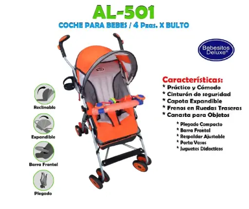 [AL-501] AL-501 COCHE PARAGUA NARANJA X 4
