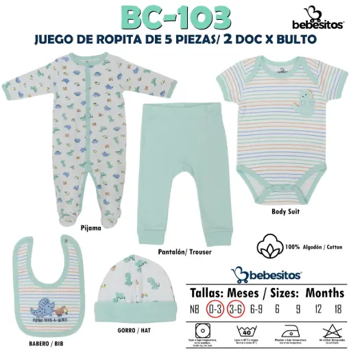 [BC-103 MUDA MENTA X 5 PCZ] BC-103 MUDA MENTA X 5 PCZ / 2 DOC X BULTO