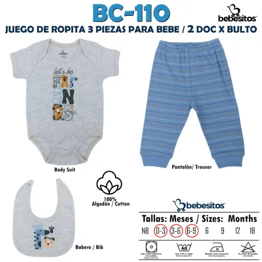 [BC-110 MUDA BLUE X 3 PCZ] BC-110 MUDA BLUE X 3 PCZ / 2 DOC X BULTO