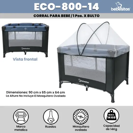 [ECO-800-14] ECO-800-14 CORRAL AZULITO PARA BEBE X 1